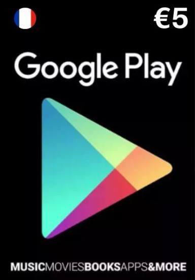 Франція Google Play 5 Euro Подарункова Kартка cover image
