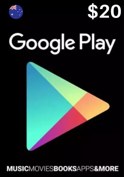 Australia Google Play 20 AUS Gift Card_cover