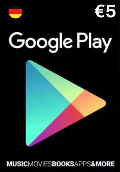 Німеччина Google Play 5 Euro Подарункова Kартка cover image