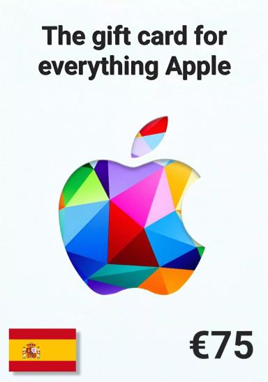 Apple iTunes Spain 75 EUR Gift Card cover image