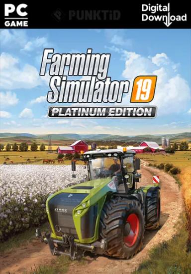 Farming Simulator 19 - Platinum Edition (PC) cover image