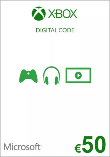 EU Xbox 50 Euro Gift Card  cover image