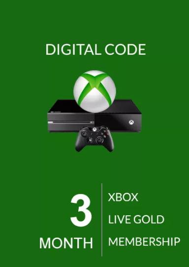 Xbox Live Gold 3 Month Membership (Global) cover image