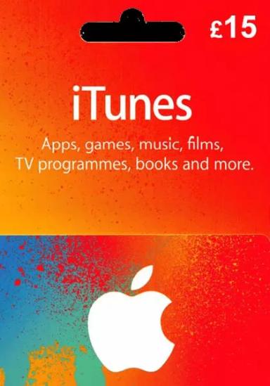 iTunes UK 15 GBP Gift Card cover image