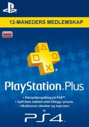 Норвезький PSN Plus 12-місячний код підписки
