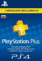 Норвезький PSN Plus 3-місячний код підписки