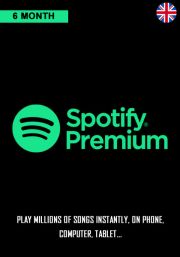 UK Spotify Premium 6 Month Membership